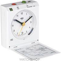 Braun Clocks Motion Activated Travel Alarm Clock BNC005WHWH