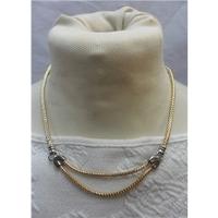 Brand New Claire Garnett 2 strand gold and silver necklace Claire Garnett - Size: Medium - Metallics - Chain