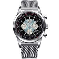 Breitling Mens Transocean Unitime Watch AB0510U4-BB62 152A