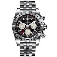 Breitling Mens Chronomat 44 GMT Watch AB0420B9-BB56 375A