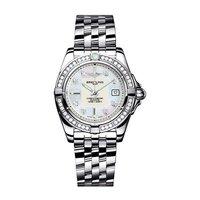 Breitling Ladies Galactic 32 Mother of Pearl and Diamond Dial and Bezel Watch