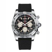 Breitling Gents Chronomat 44 Airborne Black Fabric Strap Watch