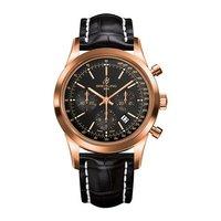 Breitling Gents Transocean 18ct Rose Gold Chronograph Watch