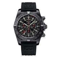 Breitling Gents Chronomat 44 Black Steel Chronograph Watch