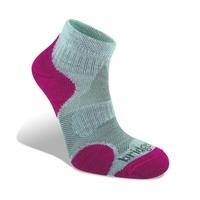 bridgedale coolfusion multisport womens sock grey and raspberry large