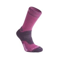 Bridgedale Women\'s Woolfusion Trekker Socks, Purple - Small