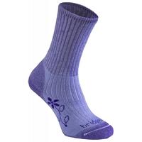 bridgedale womens merinofusion trekker socks violet medium