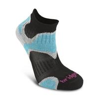 bridgedalewomens coolfusion run speed diva socks black small