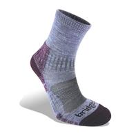 Bridgedale Woolfusion Trail Light Women\'s Sock Heather and Damson Large