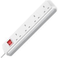 Brennenstuhl 1150423 Eco-Line 4 Way White 1.5m 05VV-F 3G1.25