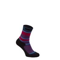 Bridgedale Children\'s Merinofusion Hiker Socks Purple and Black Extra Large