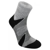 BridgedaleMen\'s CoolFusion Multisport Socks, Black/Silver - XL