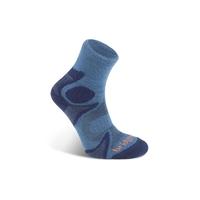 bridgedale mens cool fusion trail head socks blue xl