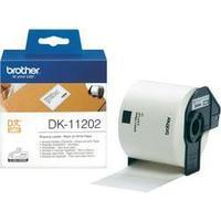 Brother Labels (roll) 100 x 62 mm Paper White 300 pc(s) Permanent DK11202 Shipping labels