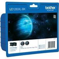 Brother Ink LC-1280XLBK Original Pack of 2 Black LC1280XLBKBP2DR