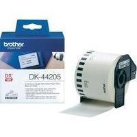 brother labels roll 62 mm x 3048 m paper white 1 rolls removable dk442 ...