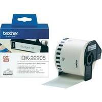 Brother Labels (roll) 62 mm x 30.48 m Paper White 1 Rolls Permanent DK22205 All-purpose labels