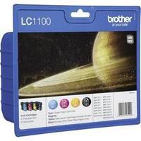 brother ink lc1100bk lc1100c lc1100m lc1100y original set black cyan m ...