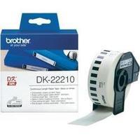 brother labels roll 29 mm x 3048 m paper white 1 rolls permanent dk222 ...