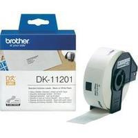 Brother Labels (roll) 90 x 29 mm Paper White 400 pc(s) Permanent DK11201 Address labels