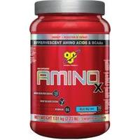 bsn aminox 70 servings blue raz