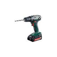 BS 18, Cordless combi-drill, 18 V Li-Ion, with 2 batteries Metabo
