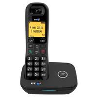 bt bt1100single single dect cordless telephone in black