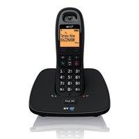 BT 1000 DECT Cordless Telephone Backlit Display Speaker Single-Pack (Black)