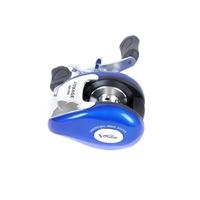 BUF100 2+1BB Ball Bearings Right Hand Bait Casting Fishing Reel High Speed 6.2:1 Blue