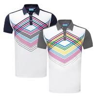 Bunker Mentality Diamond Stripe Polo Shirts
