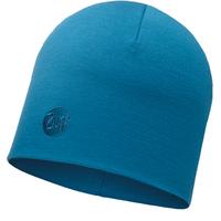 buff merino single layer hat ocean blue