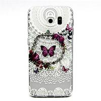 Butterfly Pattern TPU Relief Back Cover Case for Galaxy S5 Mini/S5/Galaxy S6/Galaxy S6 edgePlus/Galaxy S6 edge