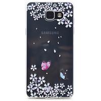 Butterfly Pattern TPU High Purity Translucent Openwork Soft Phone Case for Samsung Galaxy A310 A510
