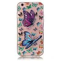 Butterfly Pattern Super Relief Effect High Quality TPU Soft Phone Case for iPhone SE/5/5S/6/6S/6 Plus/6S Plus