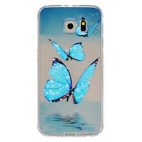 Butterfly Pattern TPU Relief Back Cover Case for Galaxy S5/Galaxy S6/Galaxy S6 edge/Galaxy S6 edge Plus