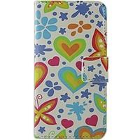 Butterfly Pattern PU Leather Flip Case with Magnetic Snap and Card Slot for Nokia Lumia N630/635/Lumia625