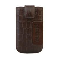 Bugatti SlimCase Croco M dark brown