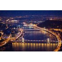 budapest night flight by private plane