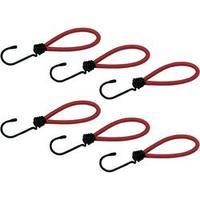 Bungee cord hook (Ø x L) 6 mm x 100 mm LAS 10676 LAS expander hooks with loop incl. loops