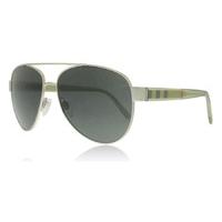 Burberry 3084 Sunglasses Brushed Silver 116687 57mm