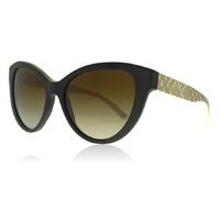 Burberry 4220 Sunglasses Matte Black 3464T5 Polariserade 56mm
