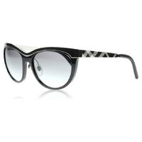 Burberry 3076Q Sunglasses Black and SIlver 100111