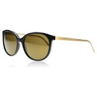 Burberry BE4146 Sunglasses Black / Gold 30015A 55mm