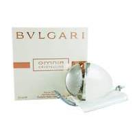 Bulgari Omnia Crystalline Eau De Toilette and Satin Pouch for Her 25 ml
