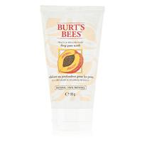 burts bees peach willow bark deep pore scrub 110g