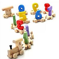 Building Blocks For Gift Building Blocks Leisure Hobby Train Wood 2 to 4 Years Toys
