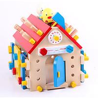 Building Blocks Educational Toy For Gift Building Blocks House Wood 2 to 4 Years 5 to 7 Years Toys