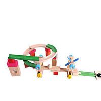 Building Blocks Educational Toy Track Sets For Gift Building Blocks Wood 2 to 4 Years 5 to 7 Years Toys
