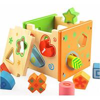 Building Blocks Educational Toy For Gift Building Blocks Square Wood 2 to 4 Years 5 to 7 Years Toys