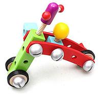 Building Blocks For Gift Building Blocks Model Building Toy Car Wood 5 to 7 Years Toys